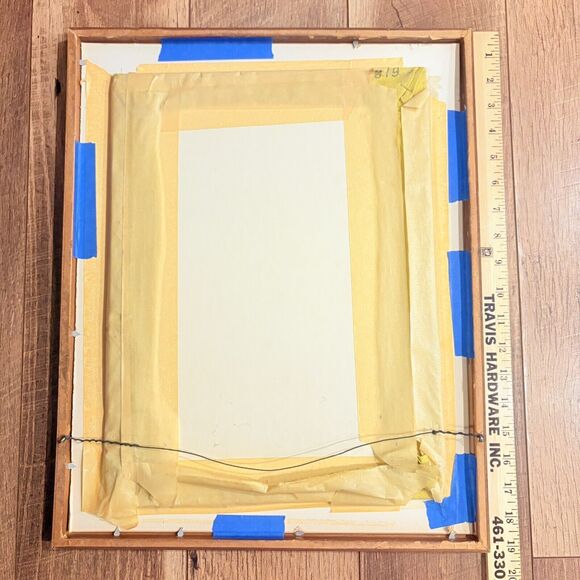 Vintage Pansies Needlepoint Crewel Embroidery FLORAL PANSY Completed 19x15” - Picture 9 of 12